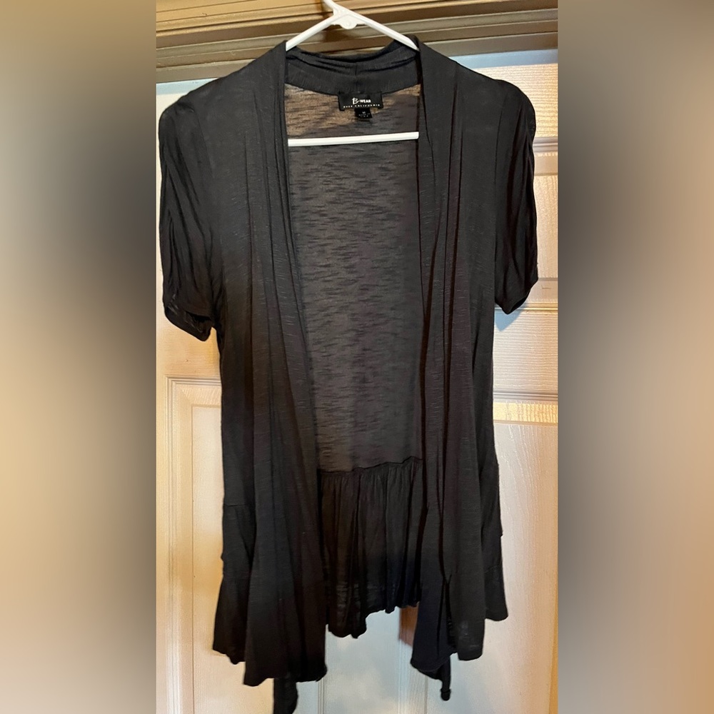 Dark gray cardigan